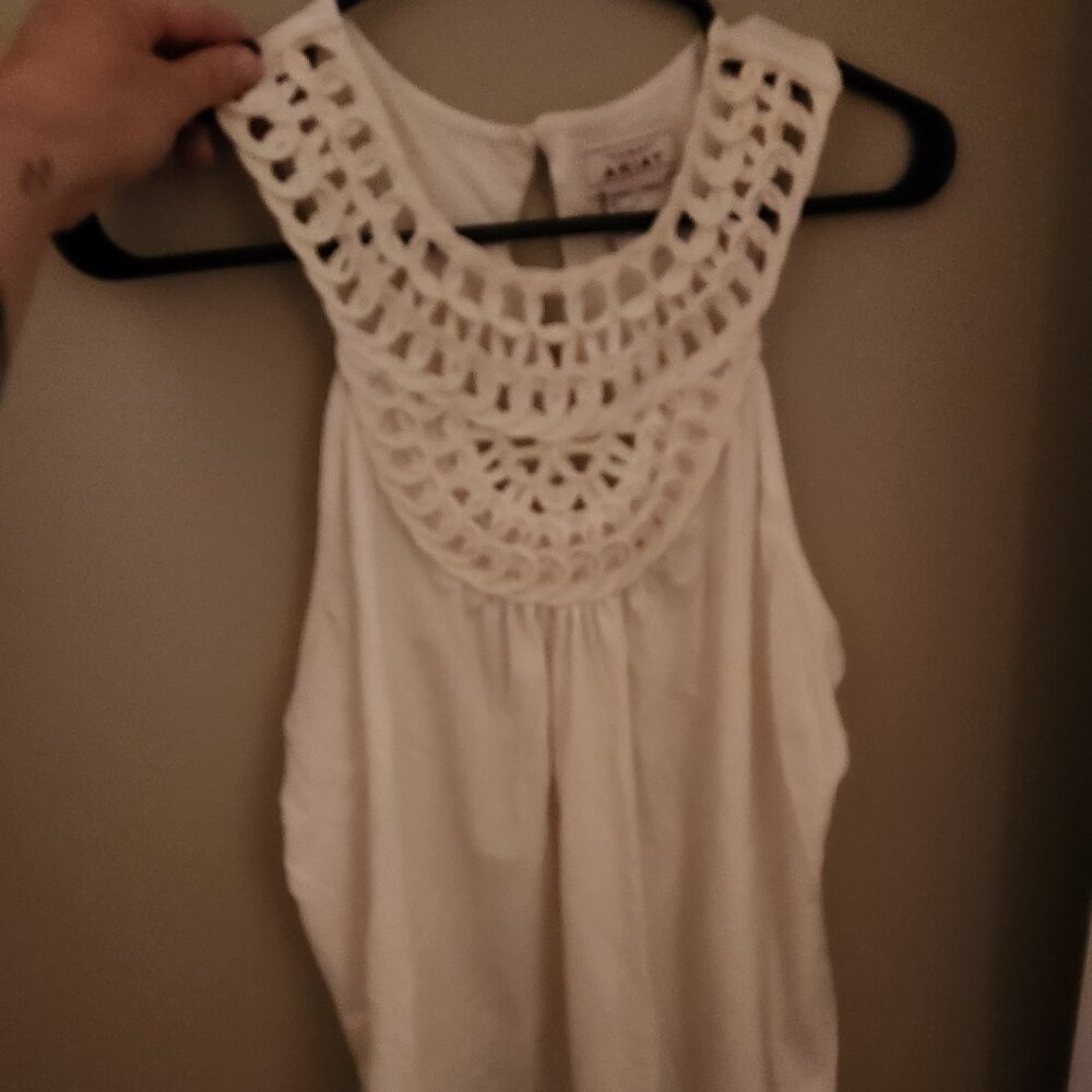 Ladies Ariat White Tank Top
